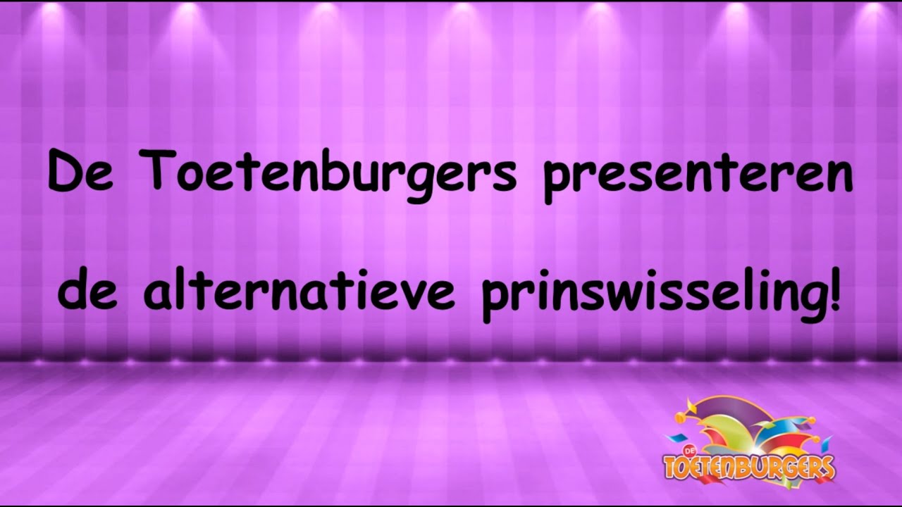 Toetenburgers Prinswisseling 12-12-2021
