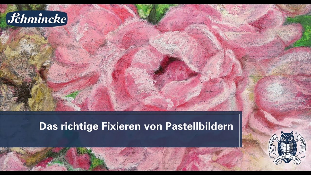 Das richtige Fixieren von Pastellbildern