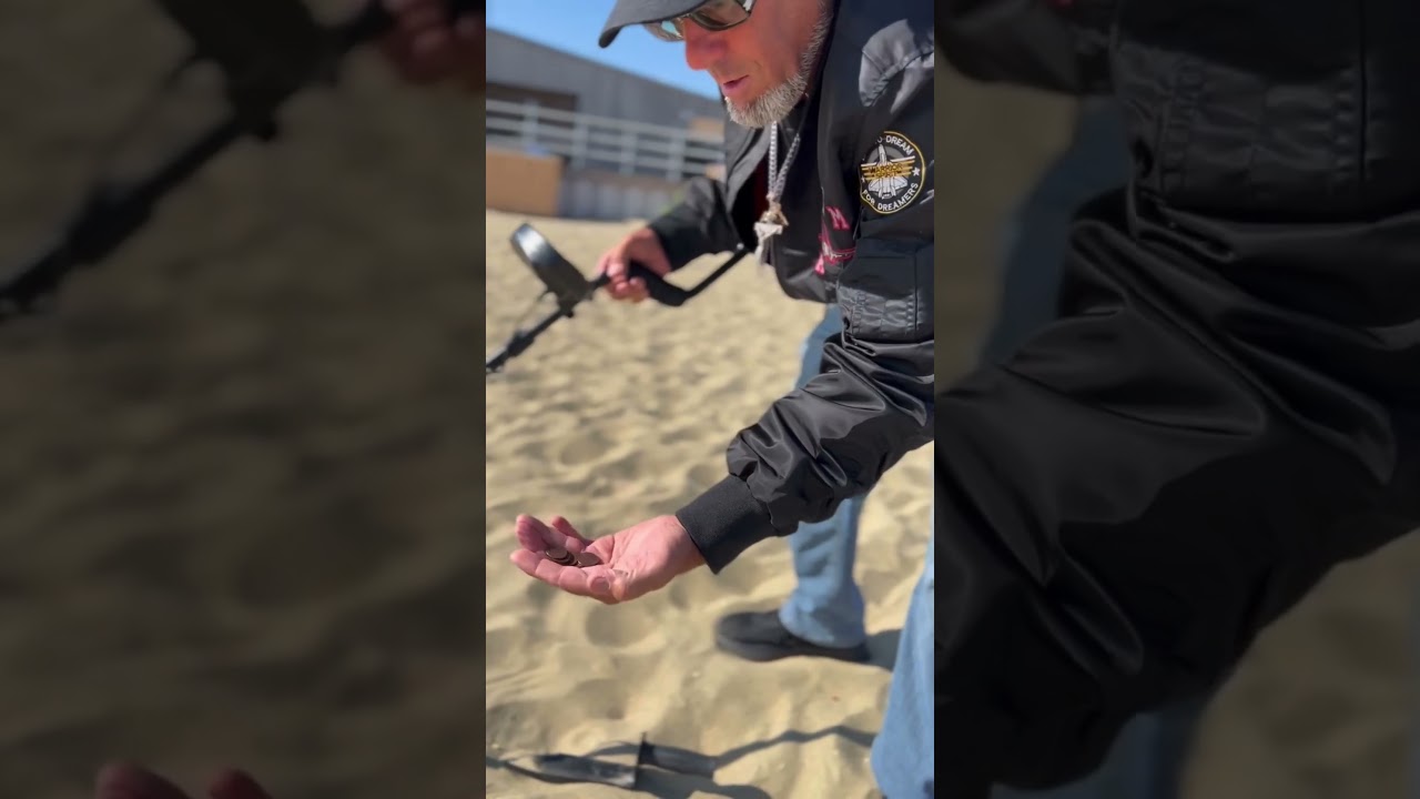 Dr Otek on the beach