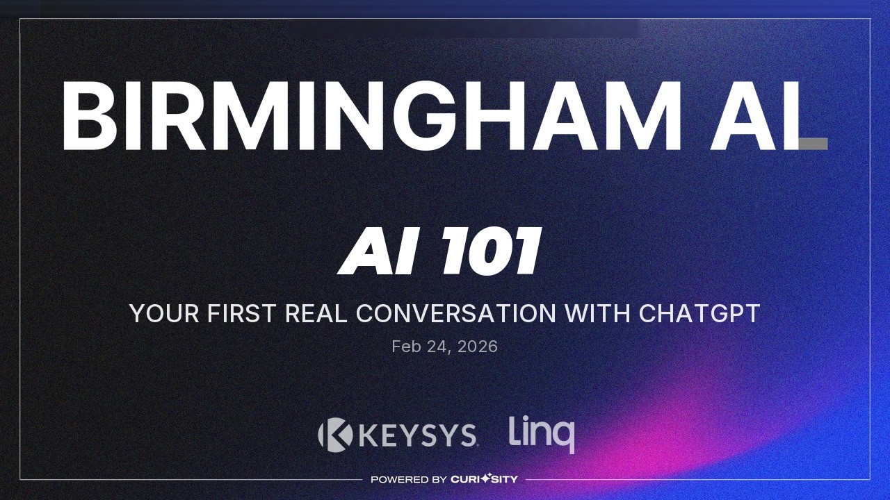 Your First Real Conversation with ChatGPT | Birmingham AI 101 Workshop
