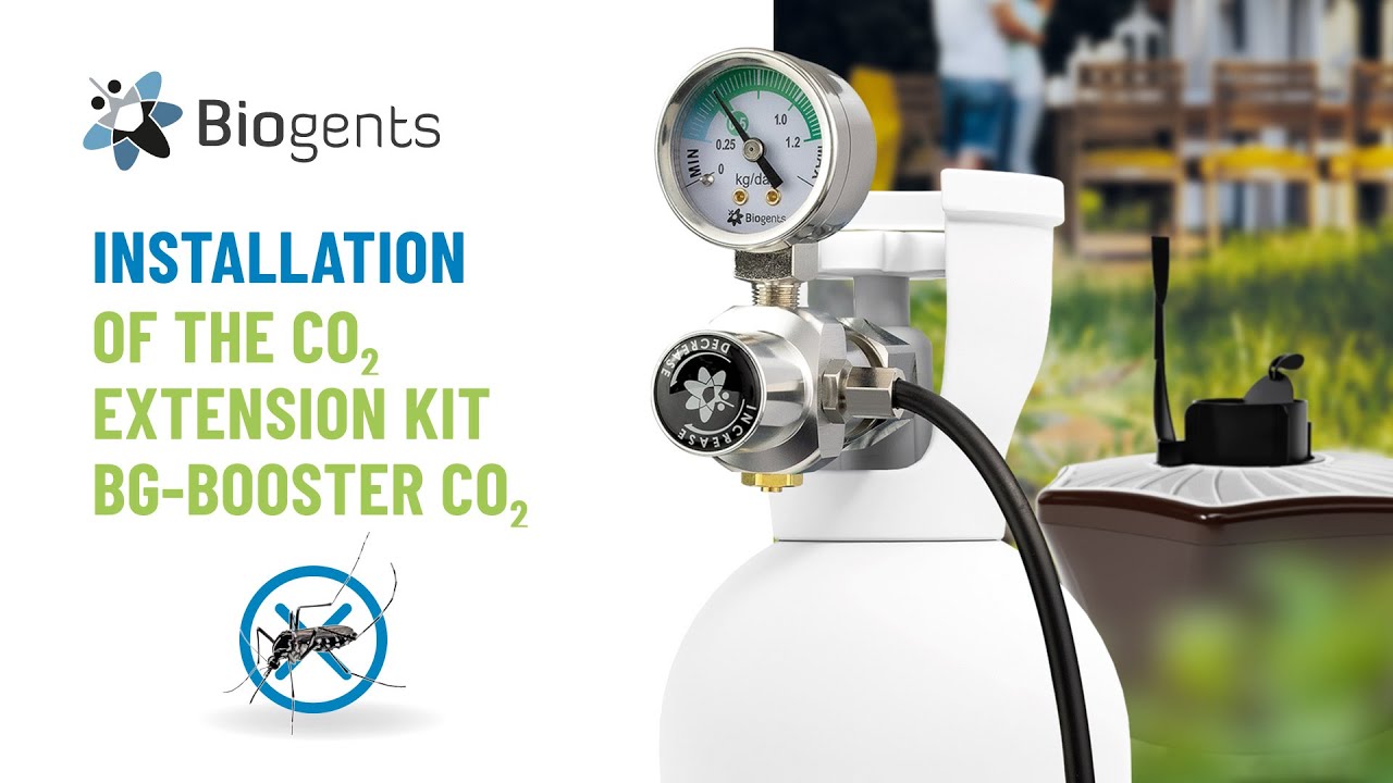 Installation of the CO2 Extension Kit BG-Booster CO2 for Biogents Mosquito Traps