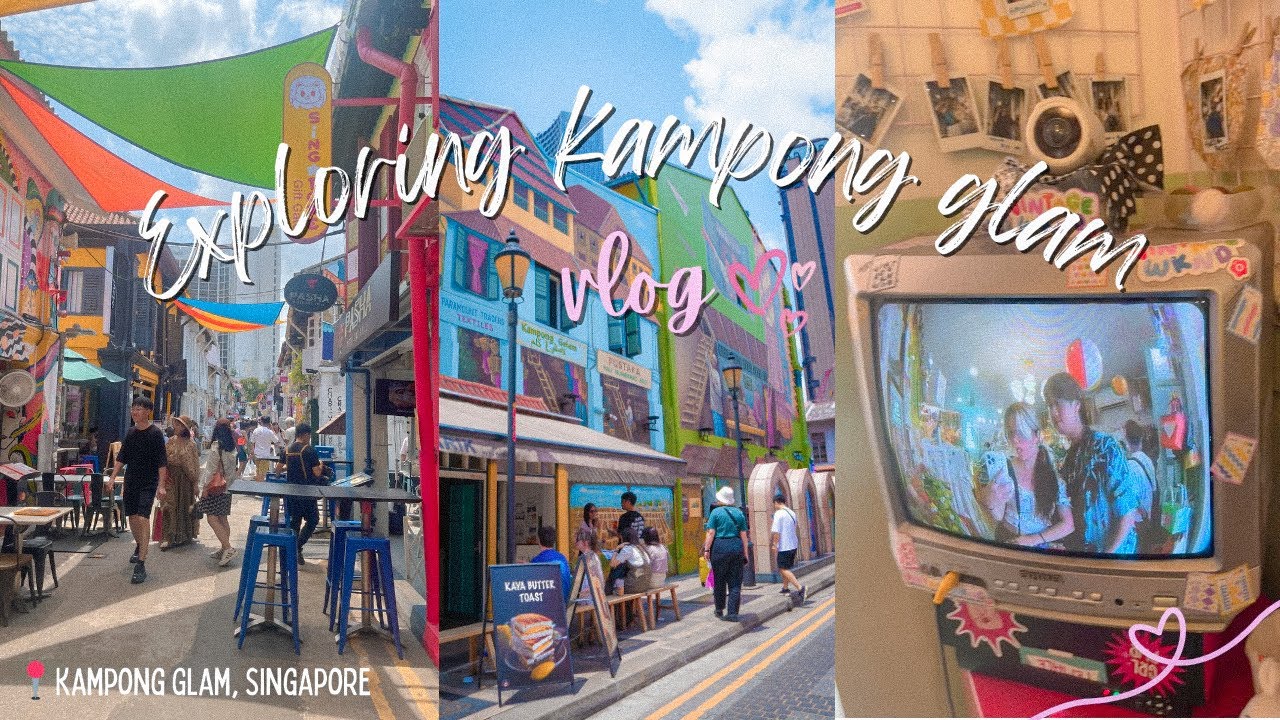 EXPLORING KAMPONG GLAM ⋆｡&deg;✩ | cafes, thrifting, smoothies, exploring