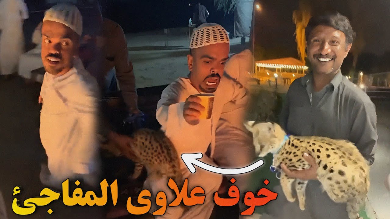 خوف علاوي المفاجئ جعلنا نضحك🤣شوفو مقلب