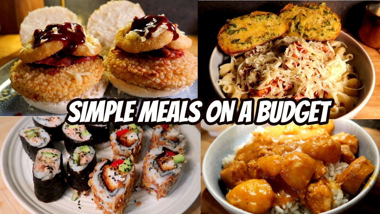 BUDGET MEAL IDEAS ~ Good food on a budget!
