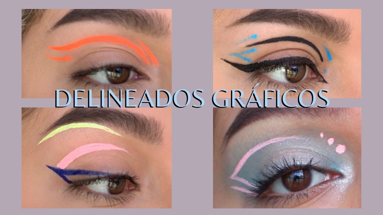 4 delineados gráficos fáciles y cool