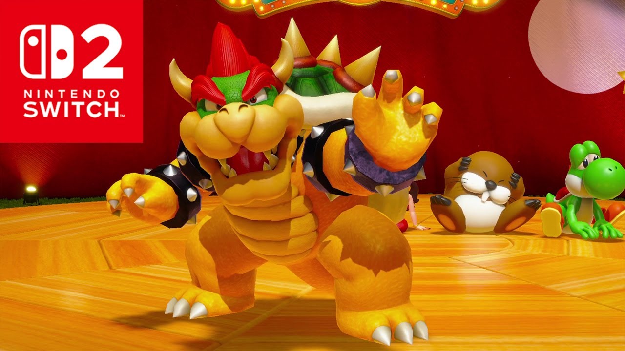Mario Party Jamboree Nintendo Switch 2 Multiplayer Minigames - Yoshi vs Bowser vs Pauline vs Monty