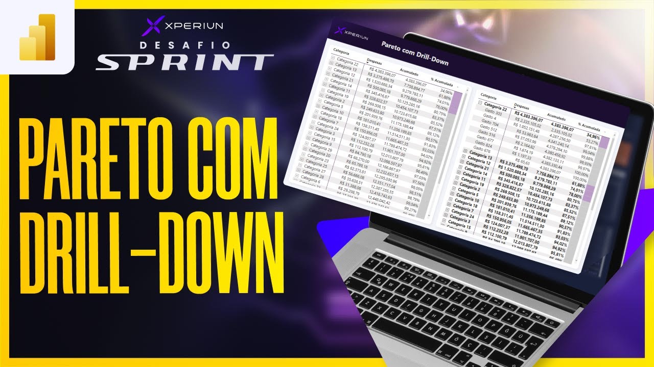 COMO FAZER O PARETO COM DRILL DOWN NO POWER BI UTILIZANDO AS FUNÇÕES WINDOW E ORDERBY