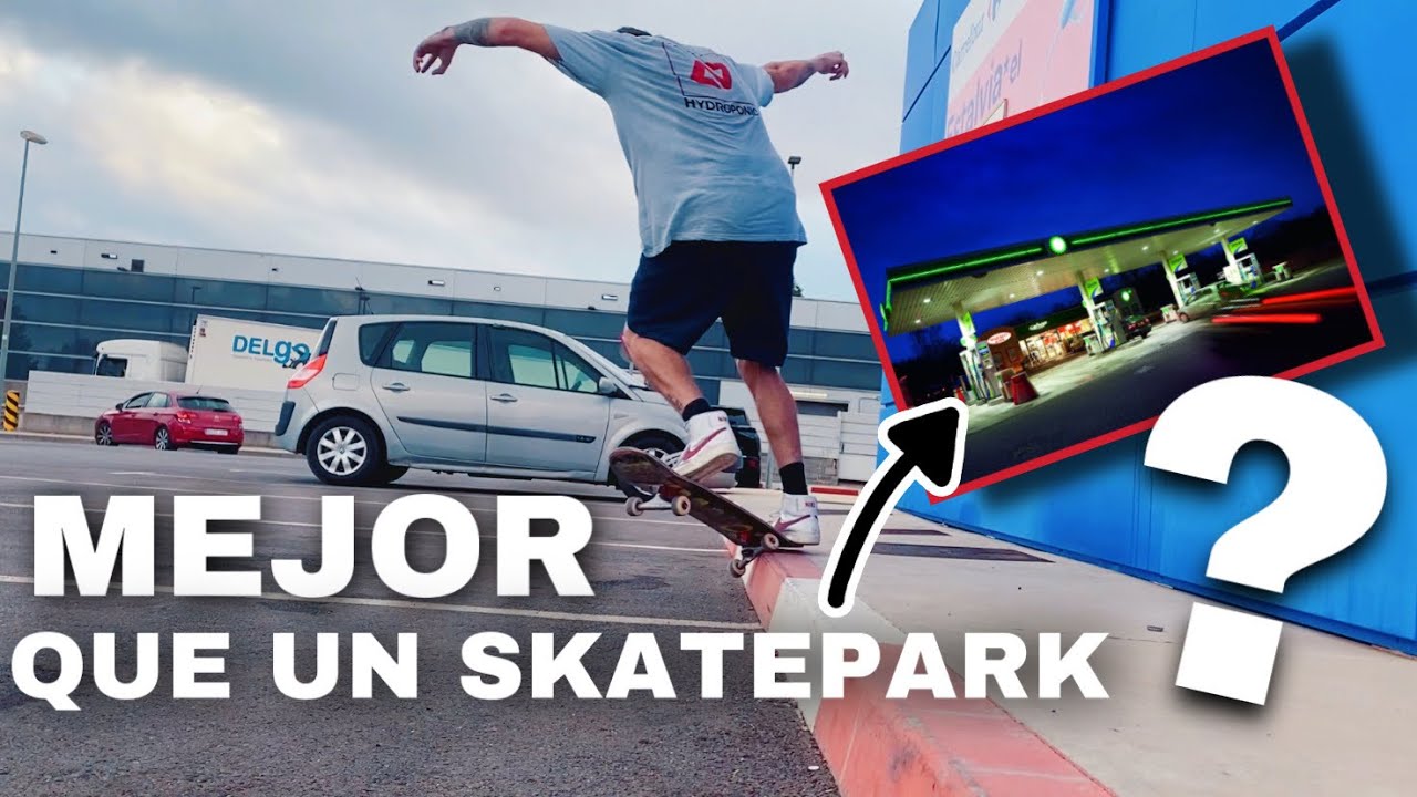 🔴Hacemos skate EN UNA GASOLINERA ⛽️