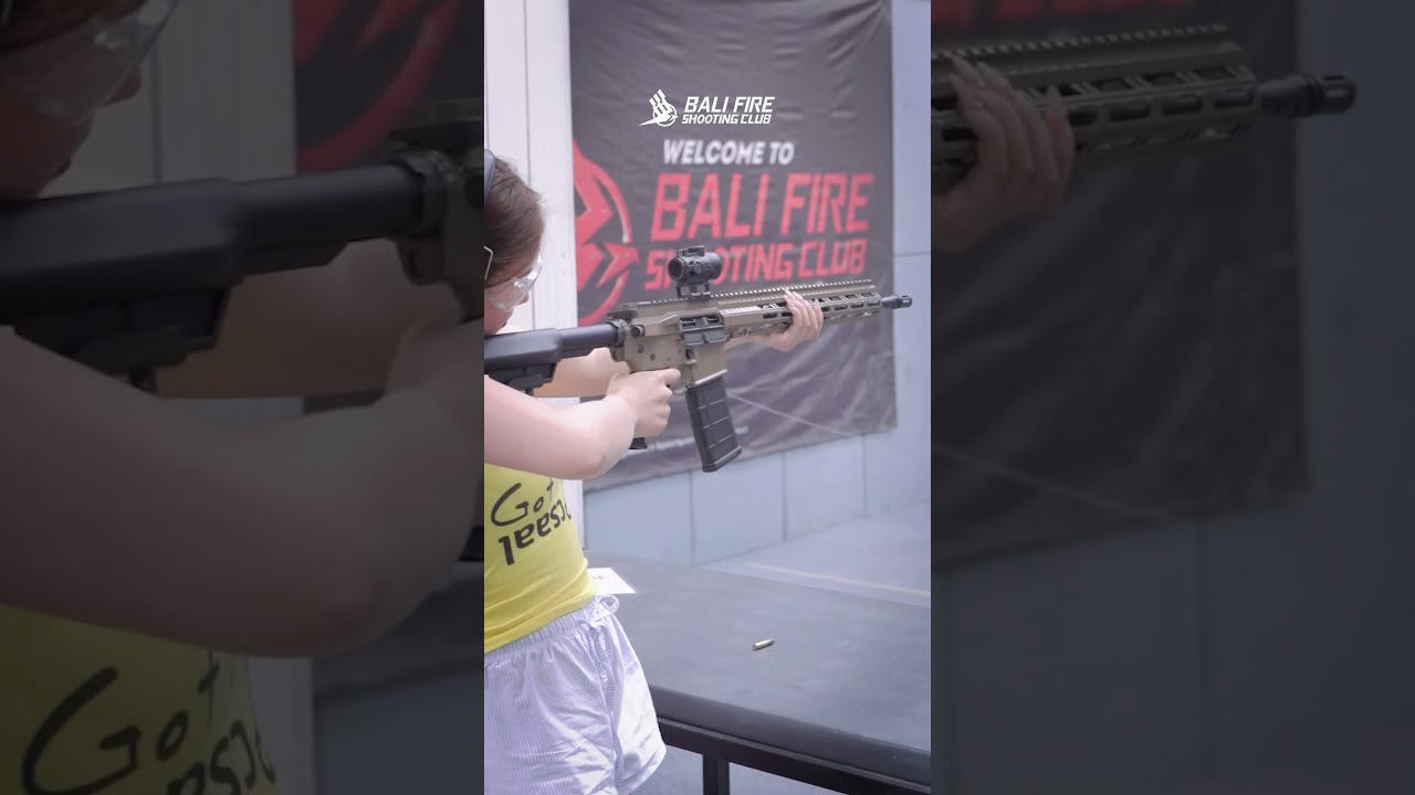 First in BALI! Indoor Shooting Range! #balifire #shootingclub #shootingrange #bali