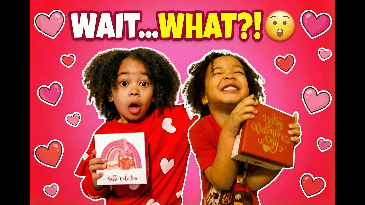 Lauryn and Dominic Valentine's Day Surprise Boxes | Sibling Reactions