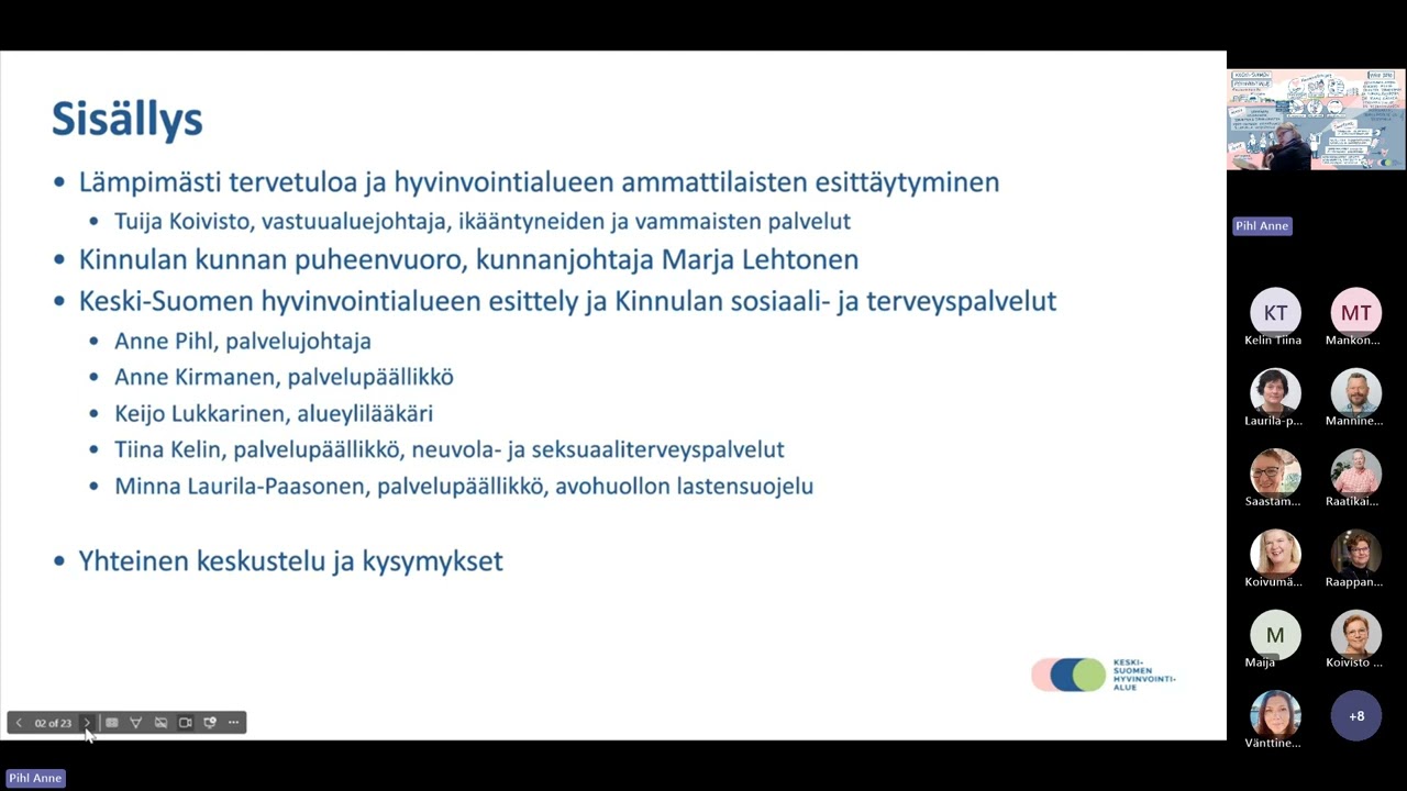 Asukasinfo Kinnulalaisten sosiaali  ja terveyspalvelut vuoden vaihteen jälkeen
