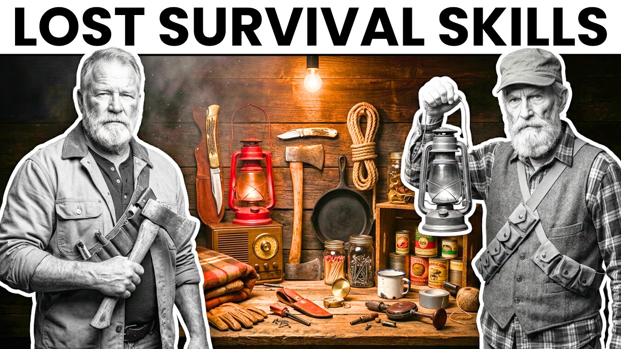 25 FORGOTTEN Skills Every Man Mastered in the 1960s That Become SURVIVAL Skills if Society Collapses