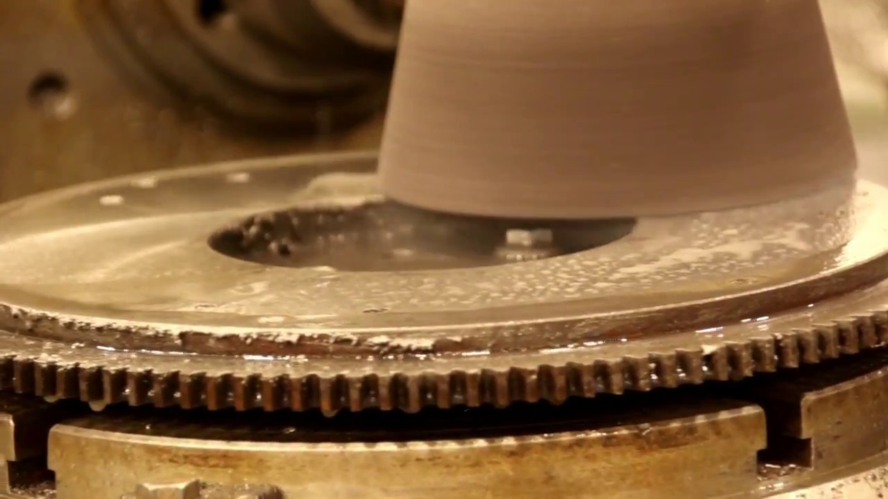 Willys Jeep Flywheel Grinding on Cincinnati Milling Machine