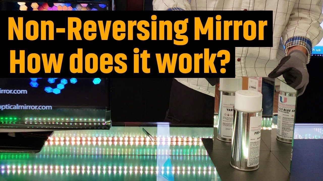 How Does A Non-Reversing Mirror Work? [DIY 