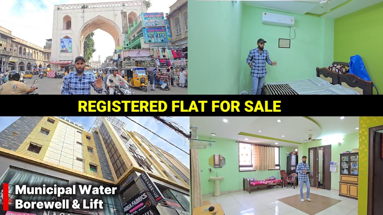FLAT FOR SALE IN  CHARMINAR HYDERABAD ||URDU GALLI