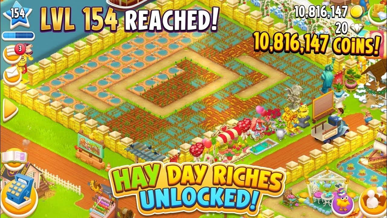 Hay Day Farm Gameplay 🎮 | Orders, Events & Rewards #hayday 