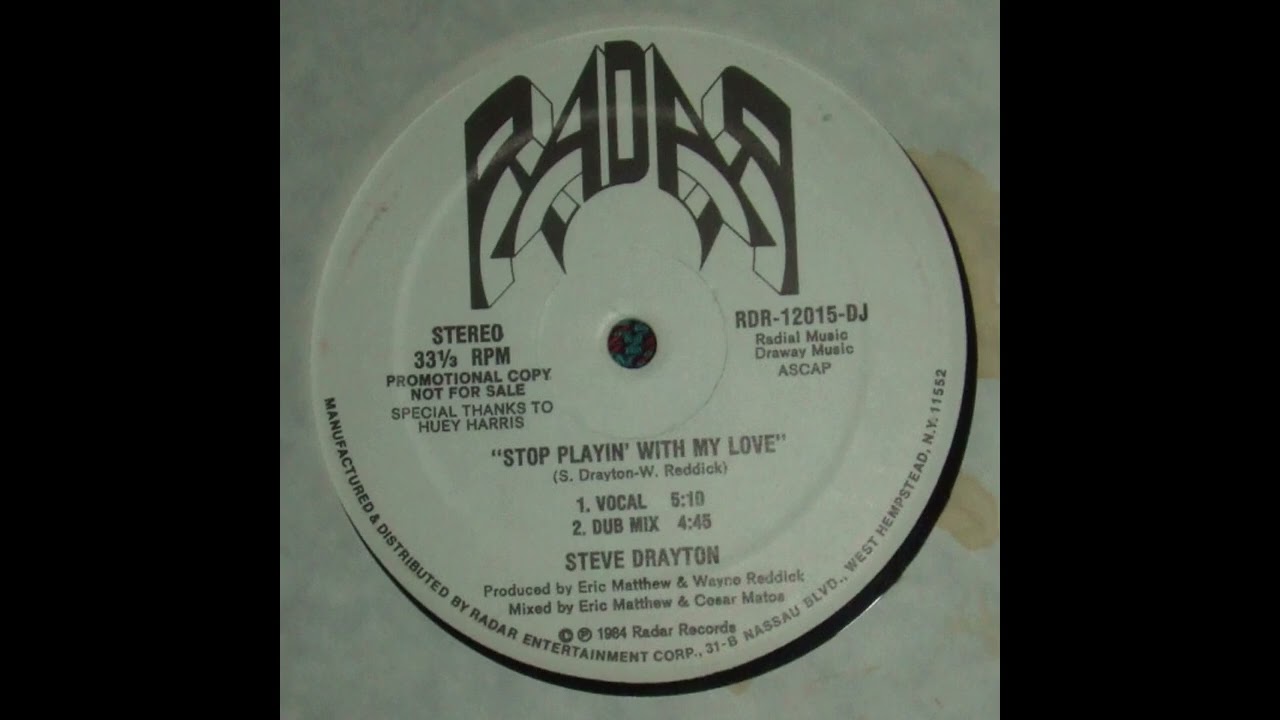 Steve Drayton - Stop Playin' With My Love