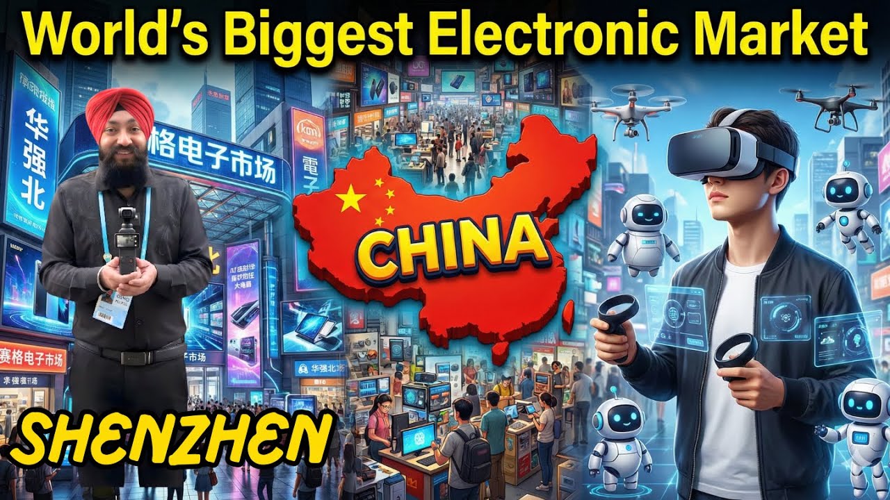 World’s Largest Electronics Market Tour | Shenzhen China 2025