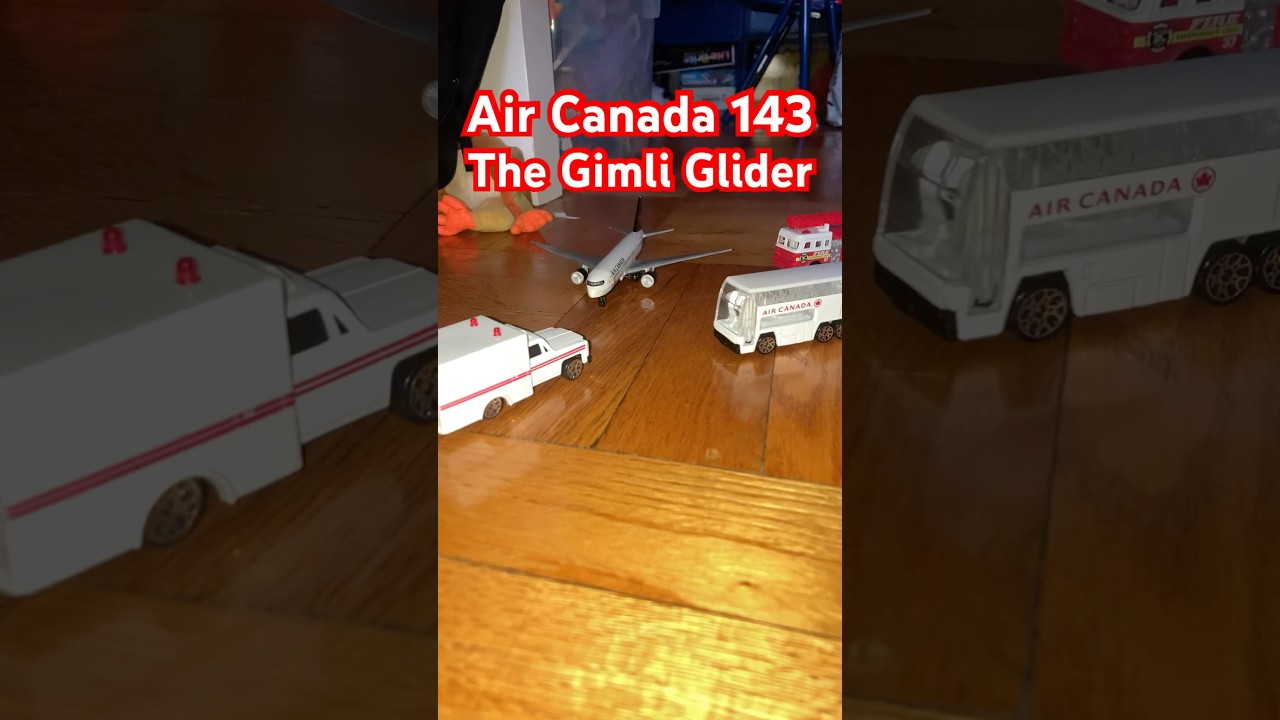 Air Canada 143: The Gimli Glider #modelairport #aviation #modelplane #airport #emergencylanding