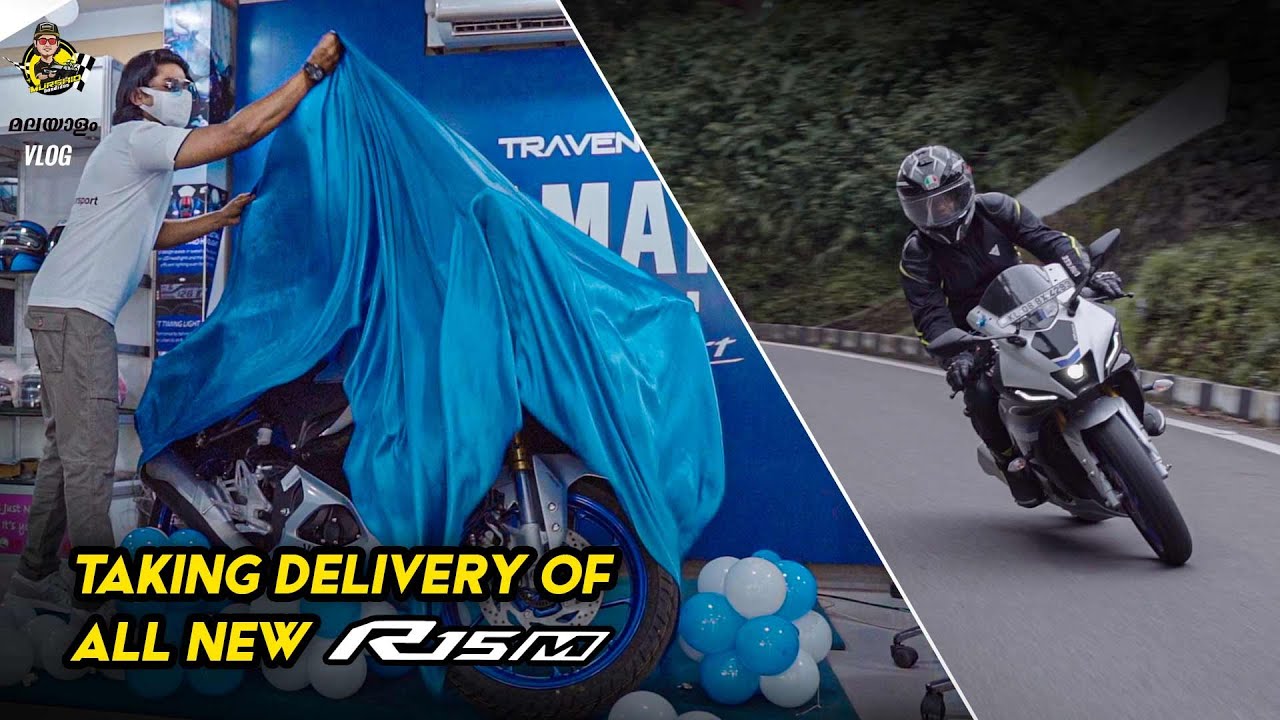 ഒരു ബൈക്ക് കൂടെ മേടിച്ചു| Taking delivery of new Yamaha R15M | Murshid Bandidos