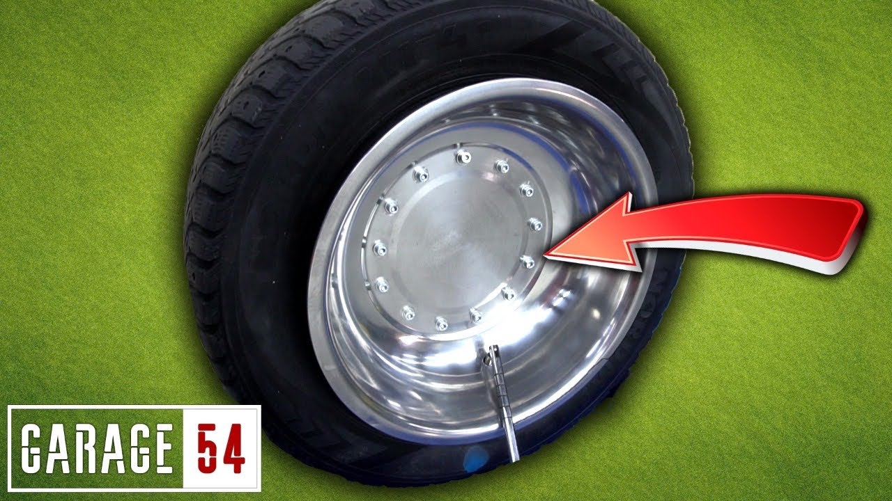 DIY chrome wheel made from two pans