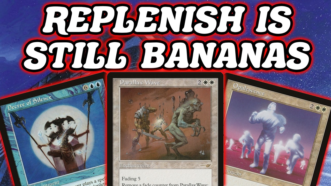 REPLENISH IS STILL BANANAS! Premodern Blue-White Opal-Wave Enchantment Combo MTG