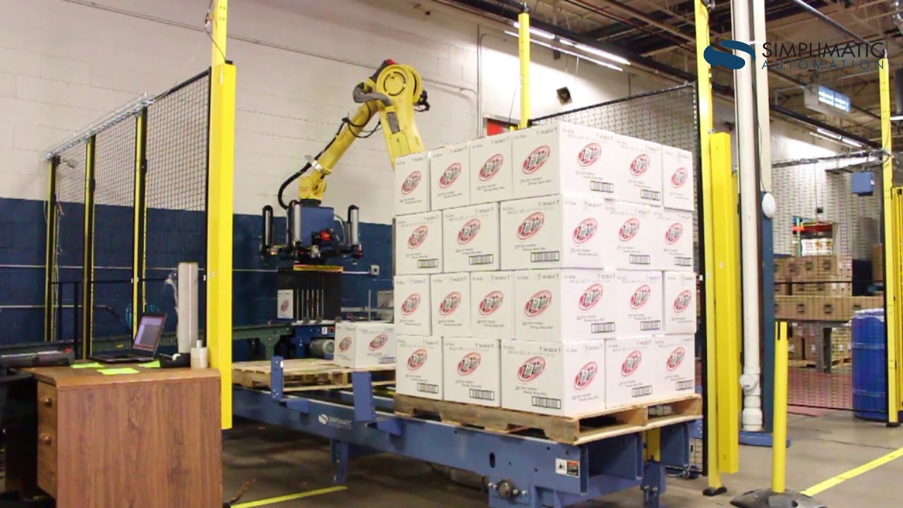 Robotic Bulk Palletizing Cell