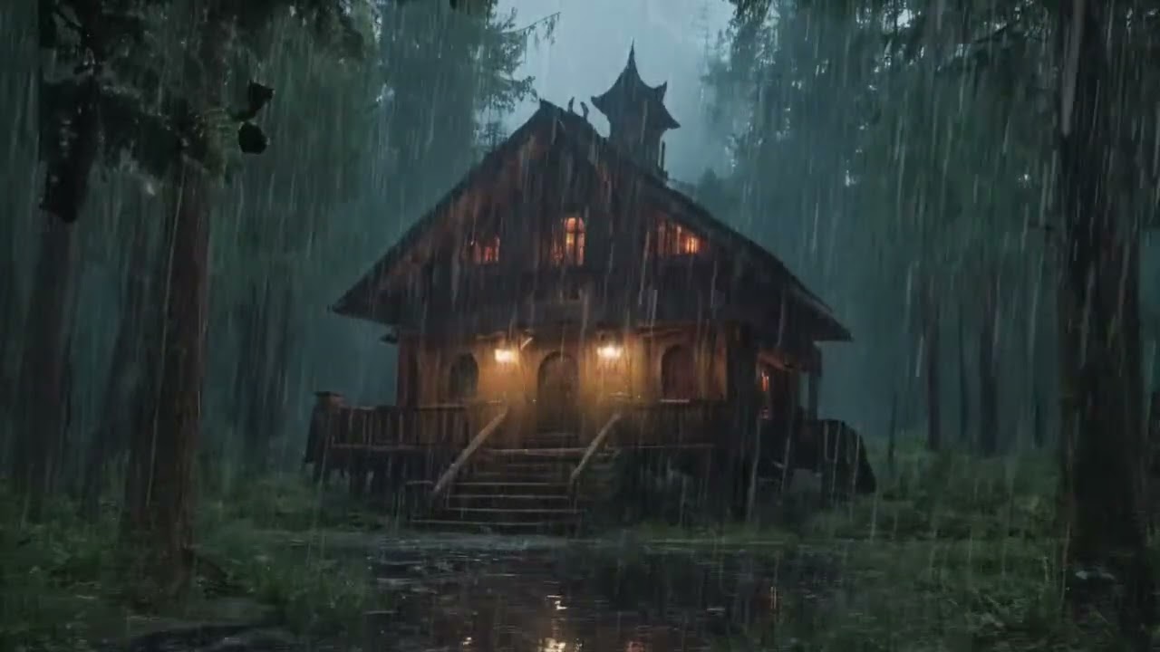 Torrential Rain & Thunder for Deep Sleep ∣ 8 HOURS of Extreme White Noise and Relaxation