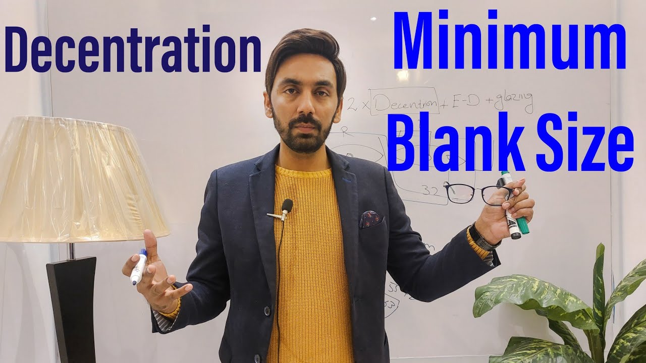 How to order Minimum Blank Size ||Decentration || MBS Formula