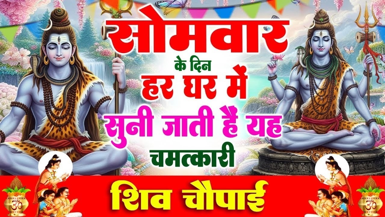सोमवार के दिन हर घर में सुनी जाती हैं यह चमत्कारी शिव चौपाई | Shiv Chaupai Bhajan #shiv_bhajan