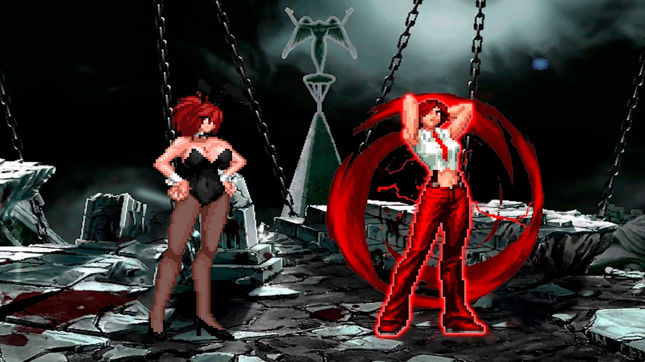 [KOF Mugen] Leona Heidern Team vs Vanessa Team