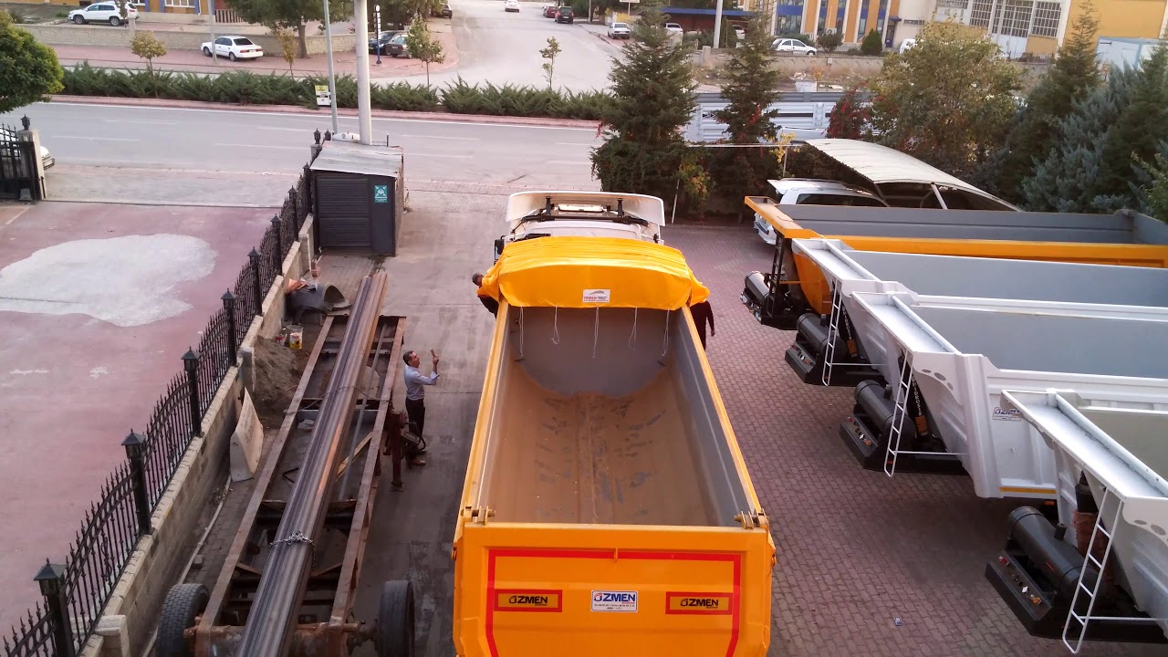 Manual Tarpaulin For Tipper (Küvet Damper Manuel Çadır Branda) OZMEN TRAILER