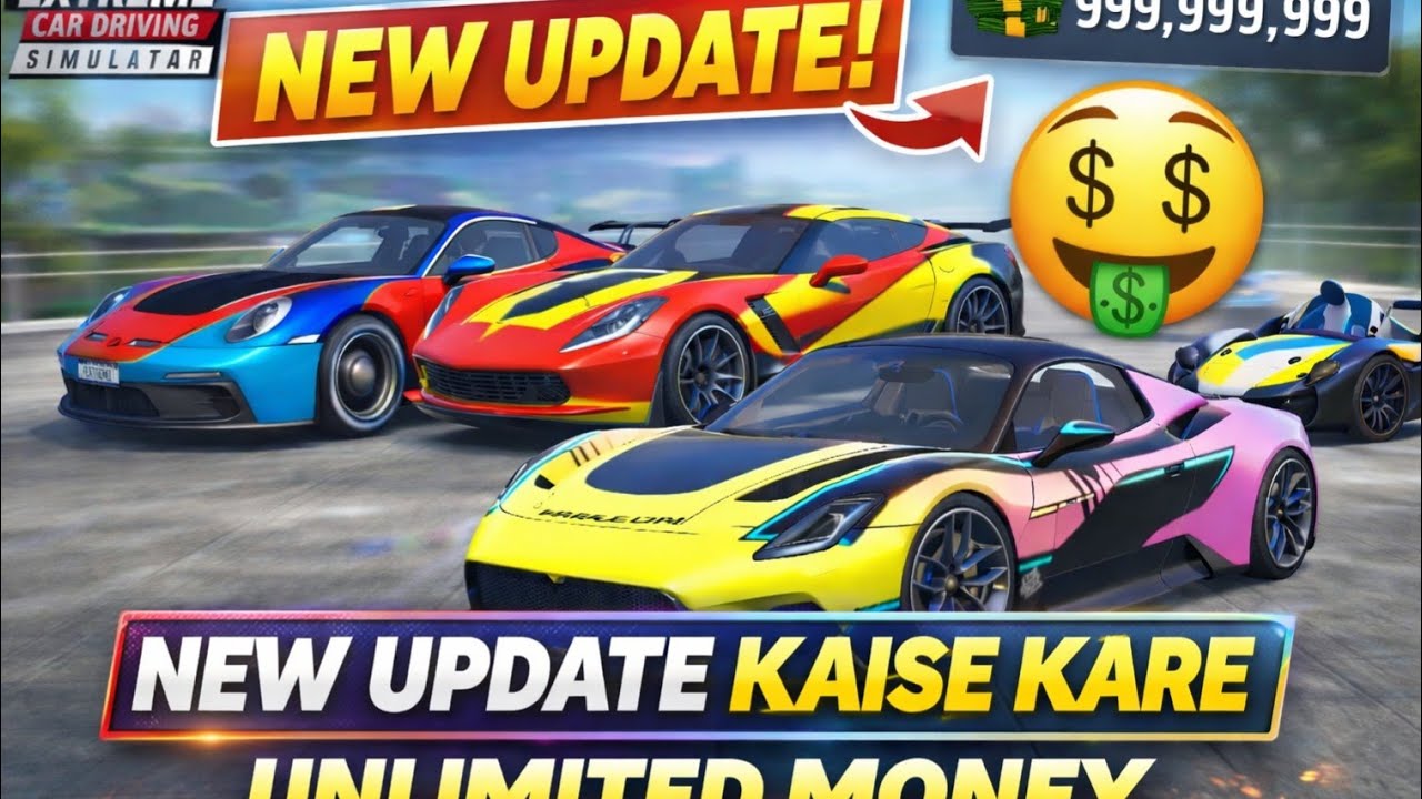Extreme Car Driving Simulator New Update Kaise Kare 😱 | Unlimited Money 🤑 | Latest Version 2026