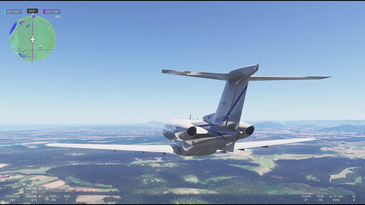 Microsoft Flight Simulator 2024 | Pilatus PC-24 Manual Engine Start-Auto Pilot Control | Gameplay