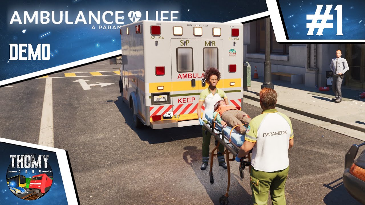 Ambulance Life: A Paramedic Simulator 🚑 [Demo] #1 - Wir schauen uns die Demo an!
