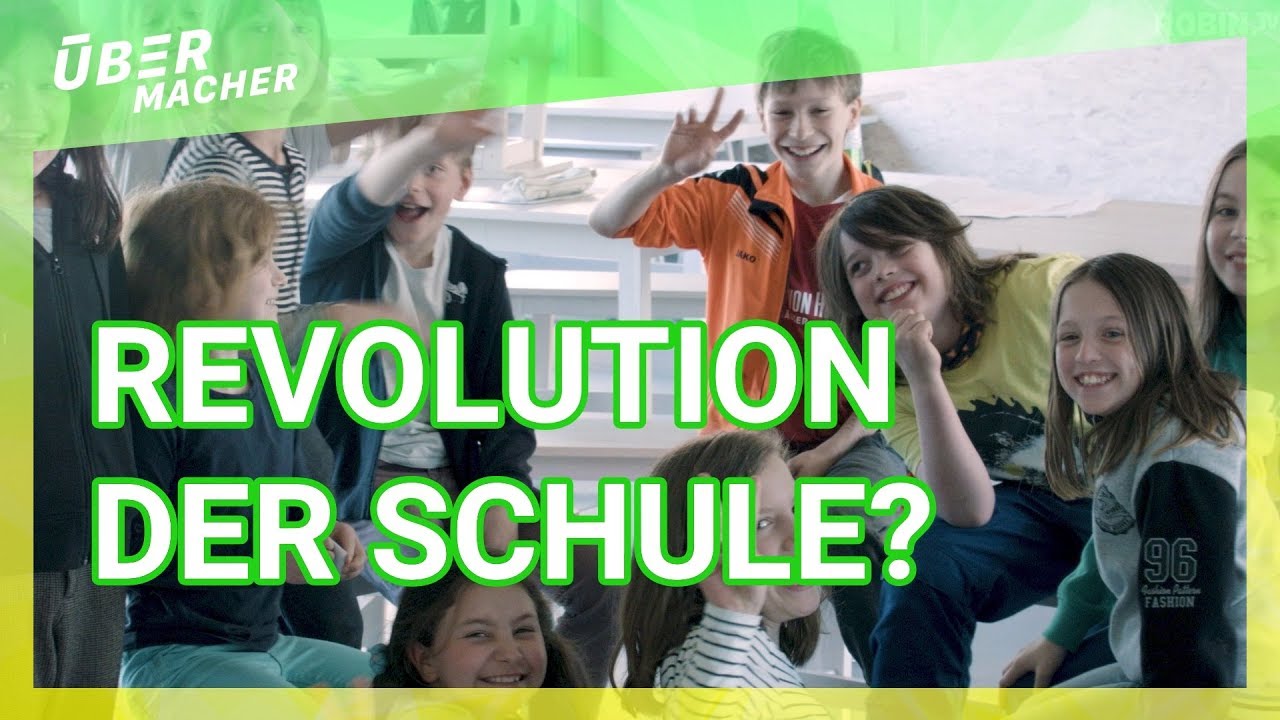 Revolution des Schulsystems? Montessori Schule besucht #ÜberMacher - Robin TV