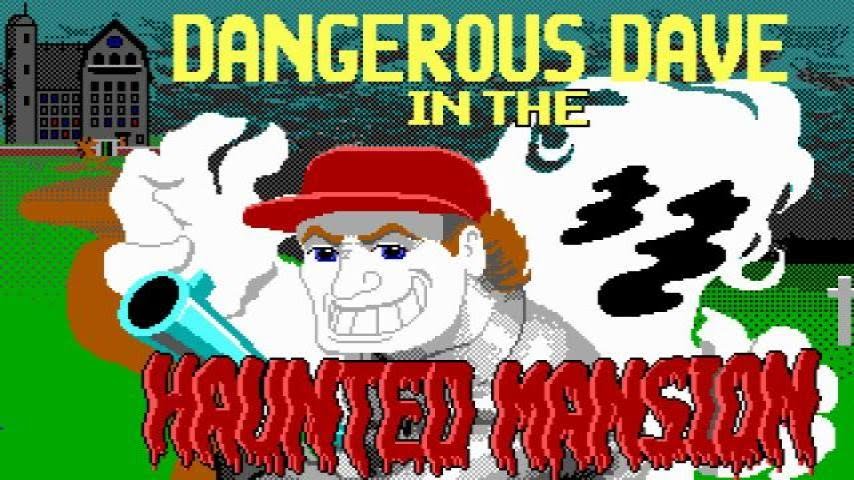 Dangerous Dave 2 - The Haunted Mansion gameplay (PC Game, 1991)