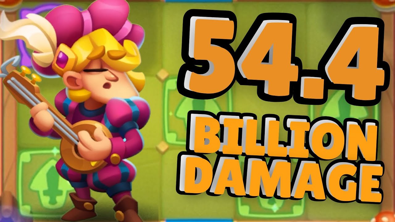 54.4 Billion Damage | MAX Bard vs MAX Spirit Master | Rush Royale