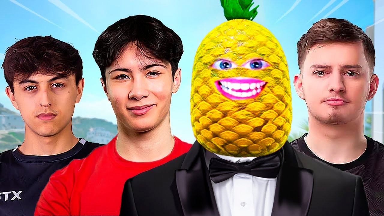 Sir Pineapple TRIES HARD With Pro League Players in Ranked