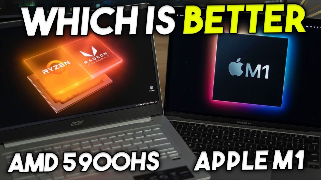 Apple M1 vs AMD RYZEN 5900HS! Which One is BETTER?