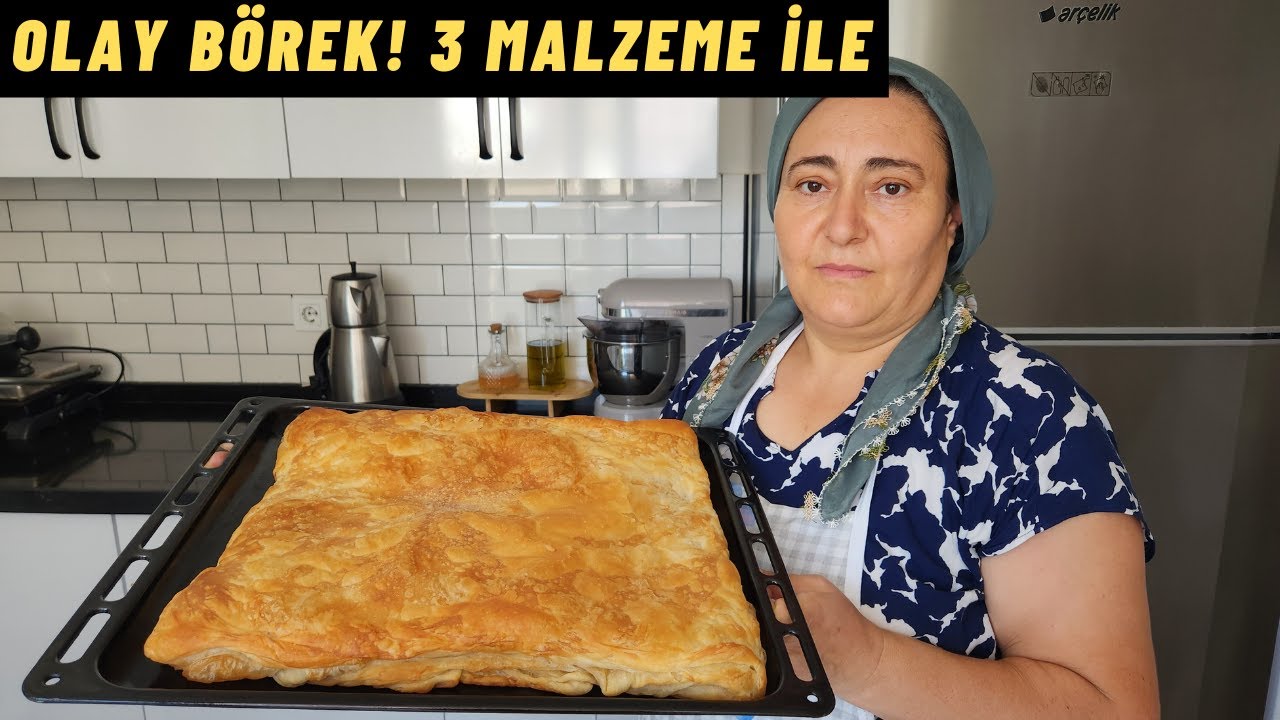 Olay Börek! ✅ Küt Böreği mi Kürt Böreği mi? 🏆 3 Malzemeden Efsane Lezzet 🙏
