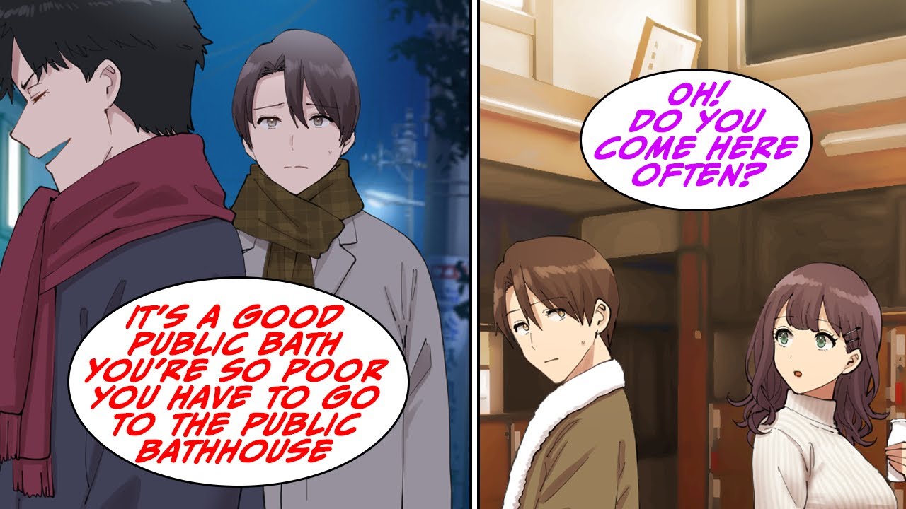 I go to the public bathhouse near my apartment, and one day... [Manga Dub]
