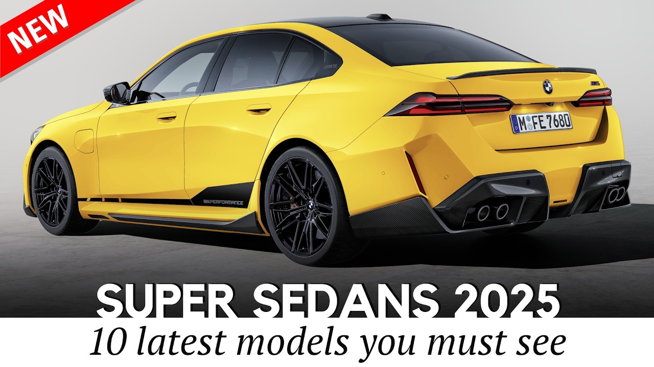 Top 10 New Super Sedans for 2025: Automotive Luxury Meets Performance