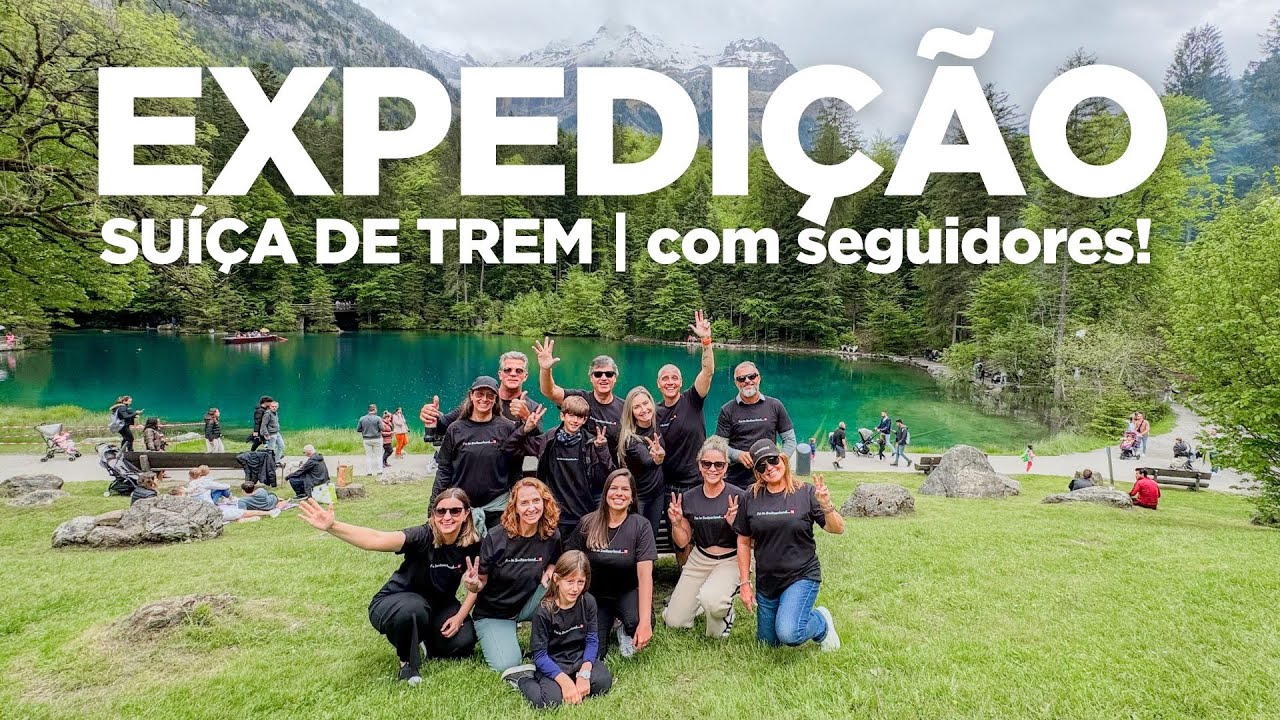 1ª EXPEDIÇÃO SUÍÇA DE TREM com o CASAL SEM CEP! Mais um SONHO realizado! 4K🇨🇭