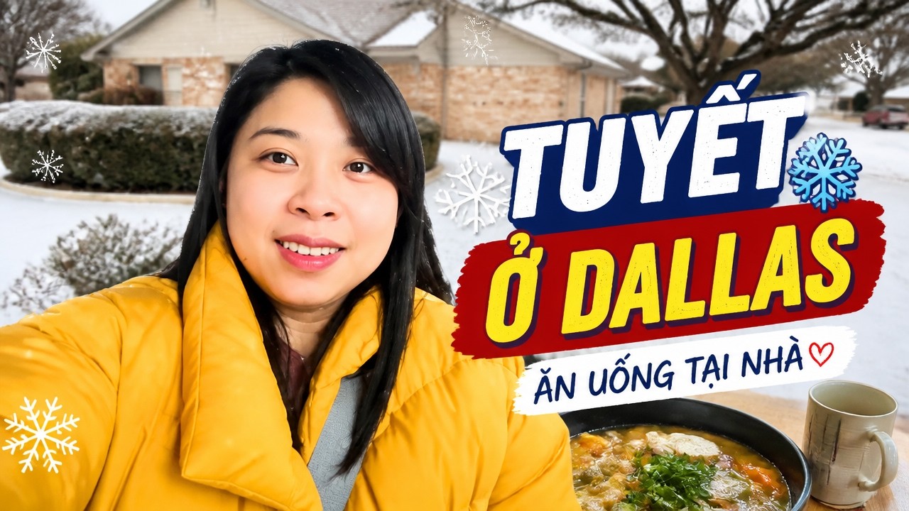 Tình Hình Tuyết Ở Dallas Texas | Ở Nhà Ăn Uống Tránh Bão