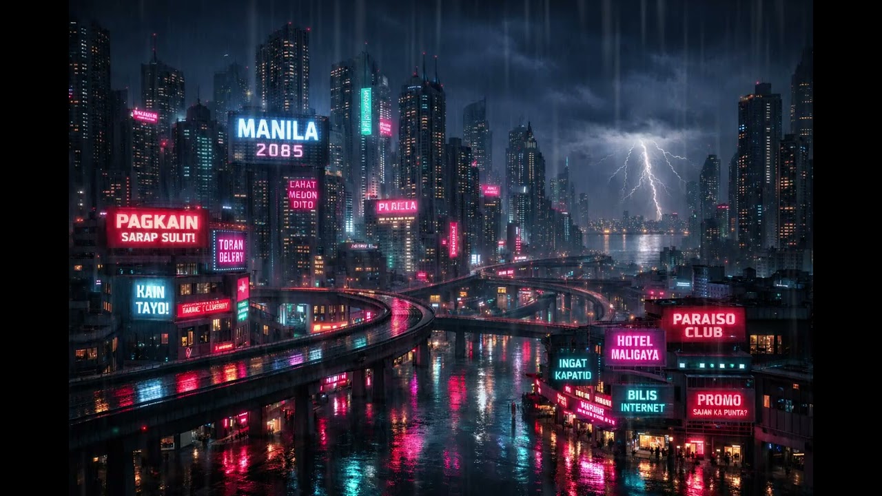Neon Manilla 2085 | Cyberpunk Ambient