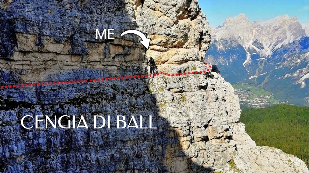 I punti più critici della CENGIA DI BALL sul PELMO