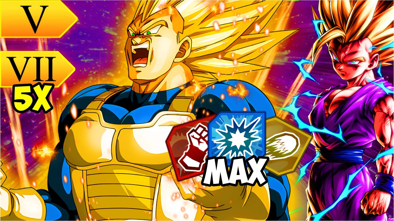 IF ONLY GOHAN DIDN'T EXIST! 6X ZENKAI BUFFED LF SUPER VEGETA MAX ARTS BOOSTED | Dragon Ball Legends