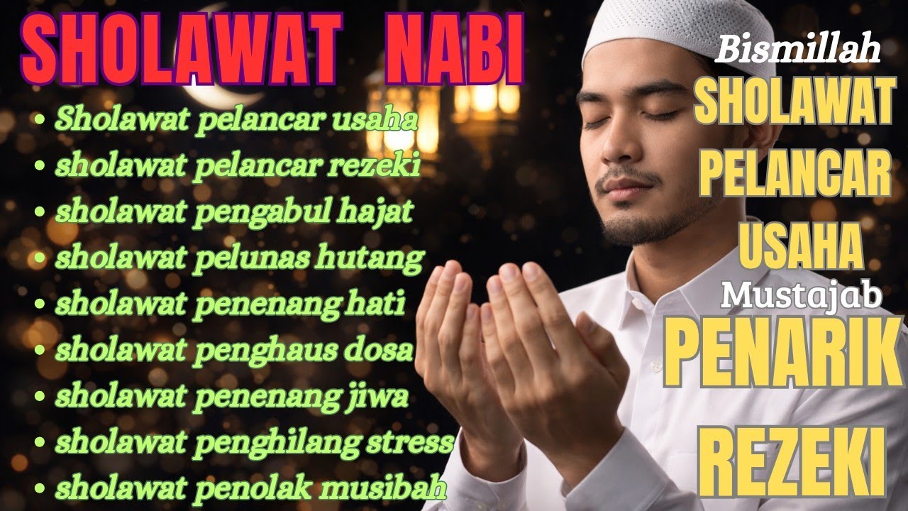 Sholawat Jibril Pembuka Pintu Rezeki | Dibaca Malaikat Jibril