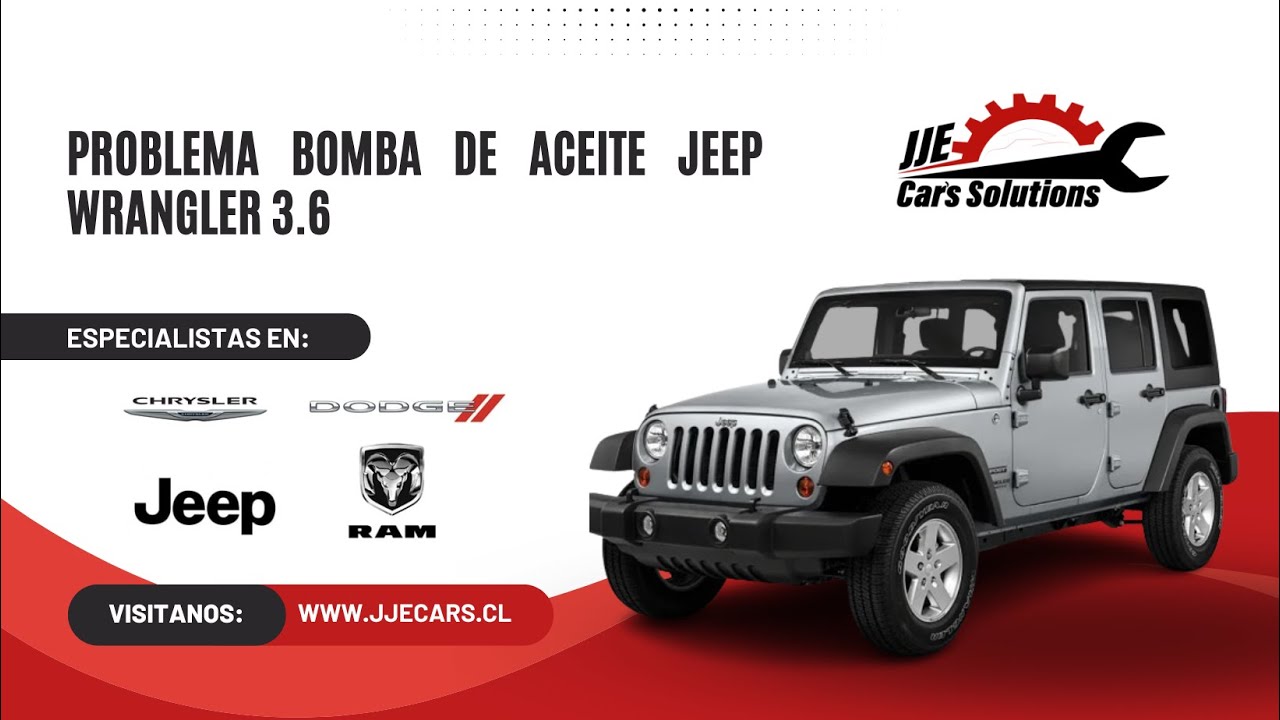 Problemas con la Bomba de Aceite en Jeep Wrangler 3.6L P06DE P06DD